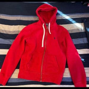 Ralph Lauren Polo Classic Full-Zip Fleece Hooded Sweatshirt